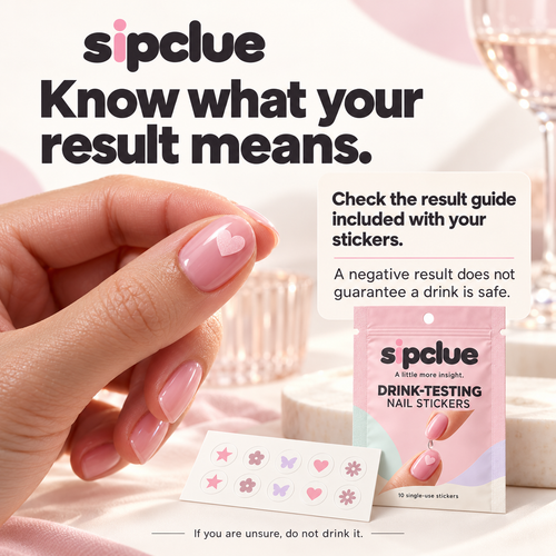 Sipclue™ Drink Check Nail Stickers