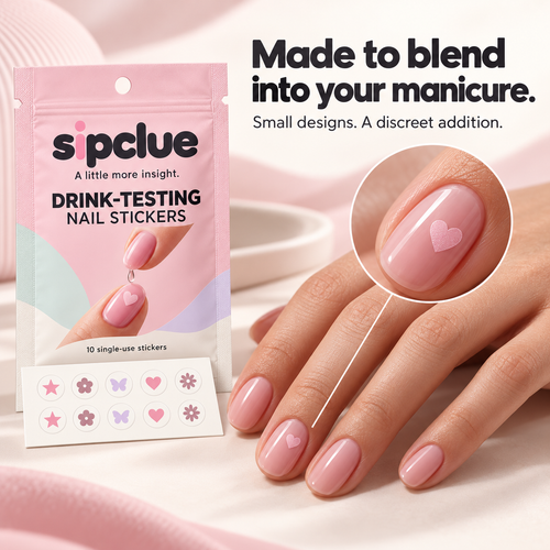 Sipclue™ Drink Check Nail Stickers